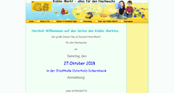 Desktop Screenshot of kiddie-markt.de